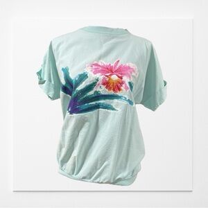 Vintage SK SPORT Floral Top, Size Medium